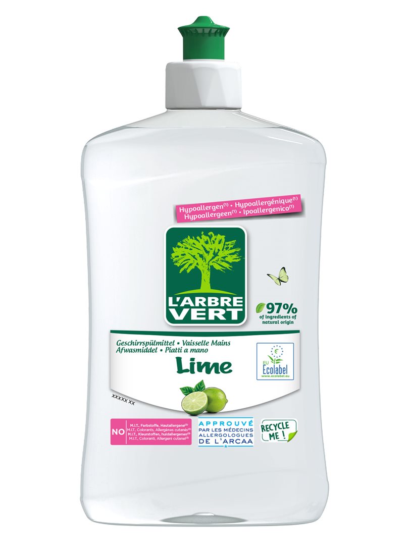 L'ARBRE VERT Geschirrspülmittel Limette