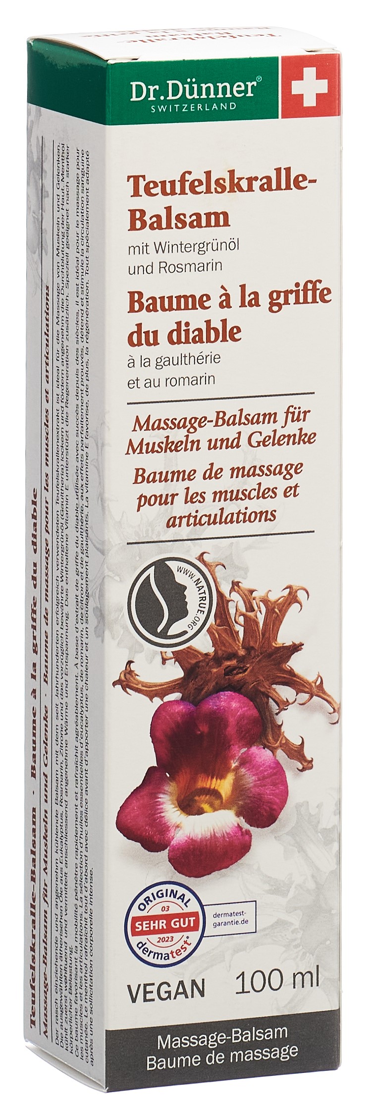 Dr. Dünner Teufelskralle Muskeln Gelenke Balsam Natrue