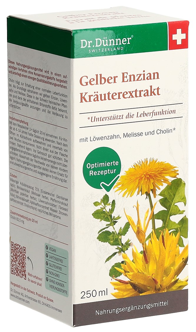 Dr. Dünner Gelber Enzian Kräuterextrakt