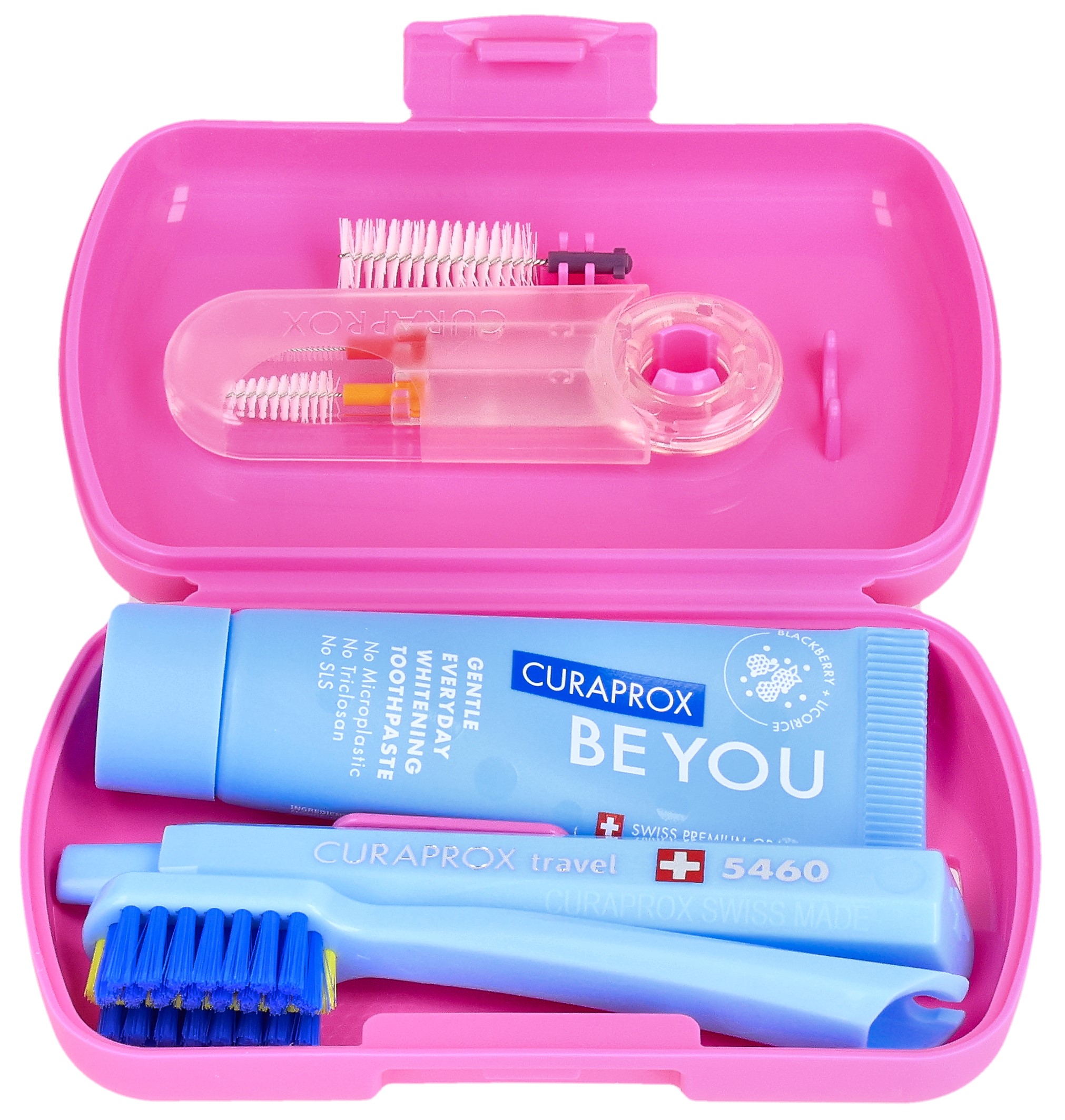 Curaprox Travel Set Ortho pink