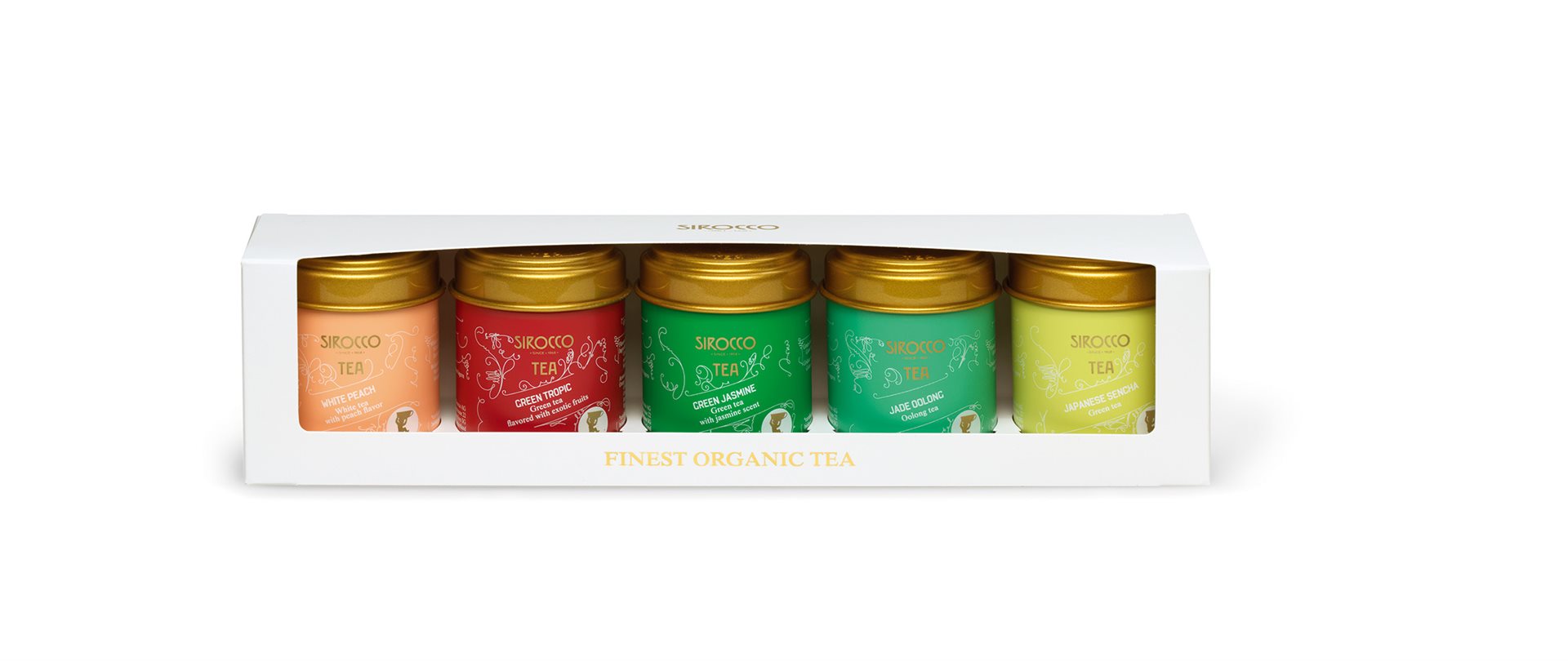 Sirocco Teedose Small Set Finest Green Selection 5 Stück