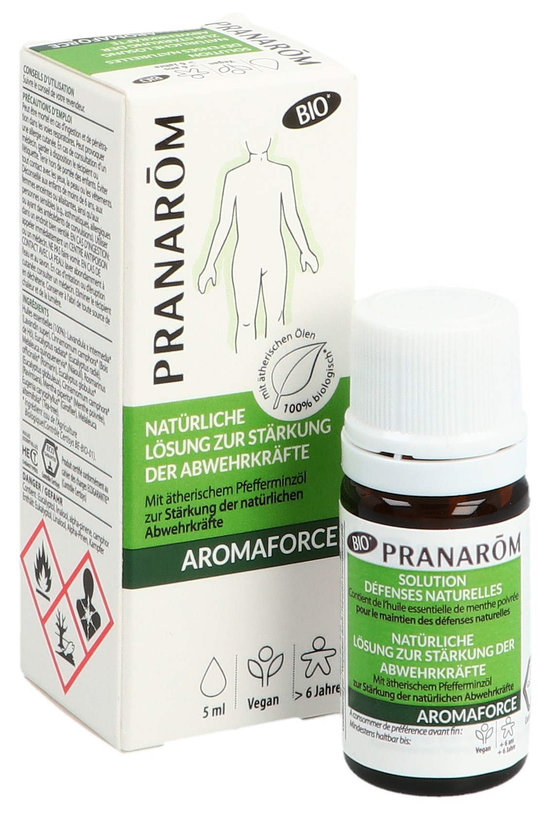 PRANARÔM Aromaforce Natürliche Lösung Stärkung der Abwehrkräfte Bio