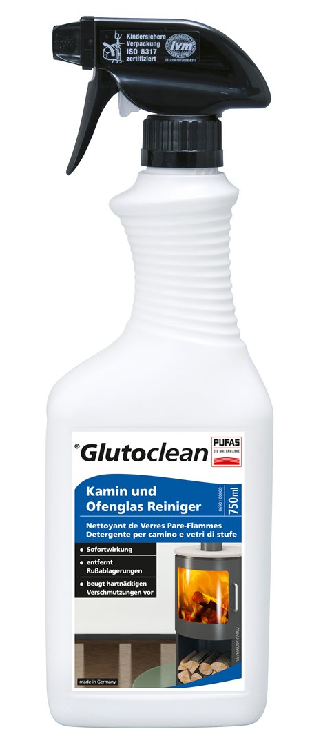 Glutoclean Kamin+Ofenglas Reiniger