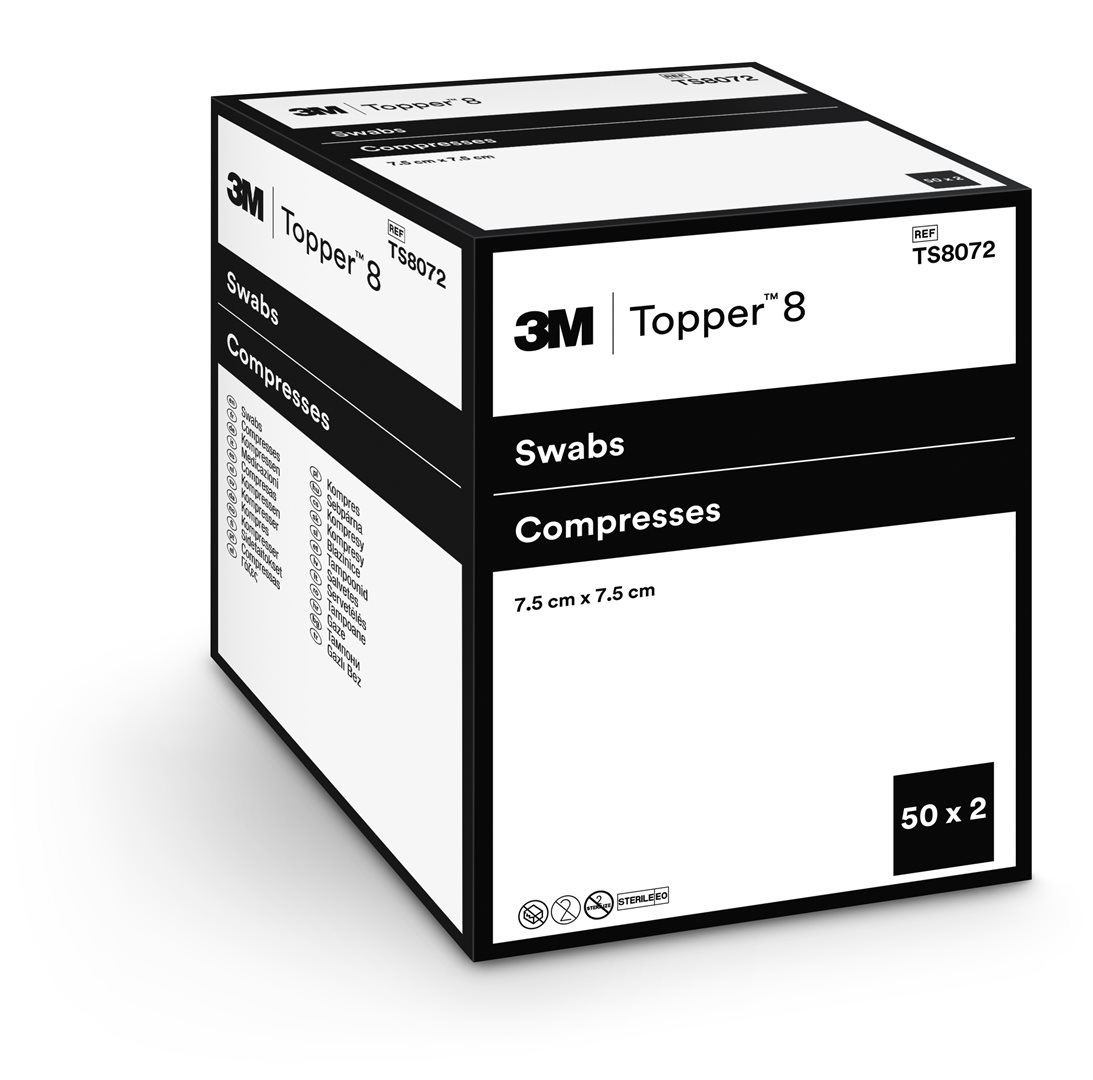 Topper NW Kompressen 7.5x7.5cm steril