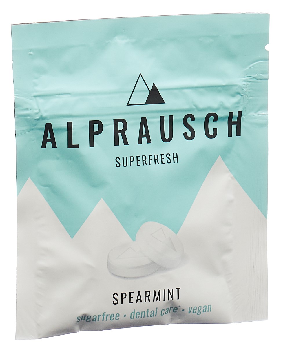 Alprausch Pastillen Extra-Frisch Spearmint ohne Zucker