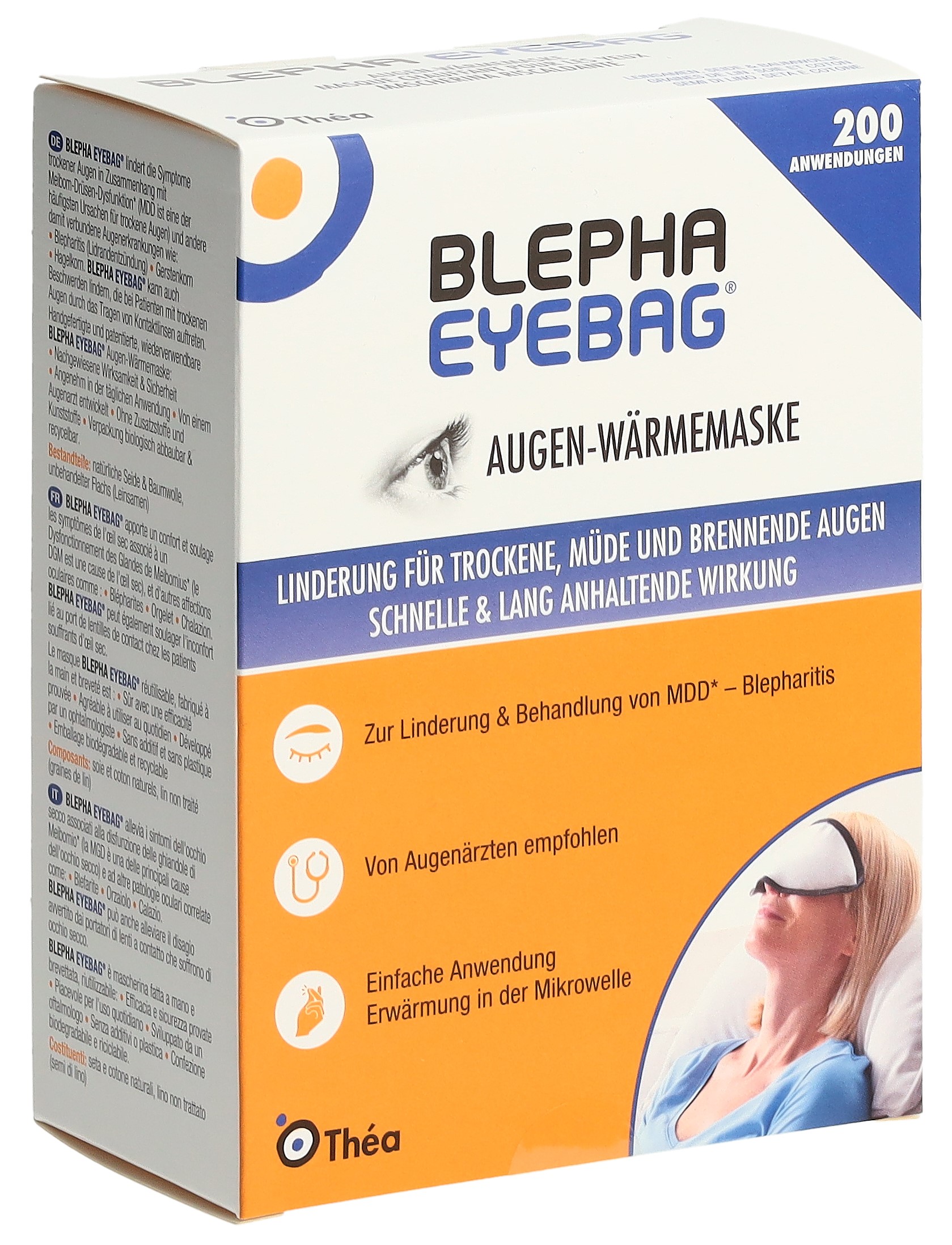 Blepha Eyebag Augen-Wärmemaske