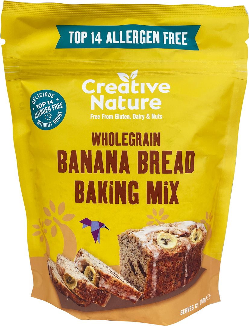 Creative Nature Backmischung Bananenbrot allergenfrei