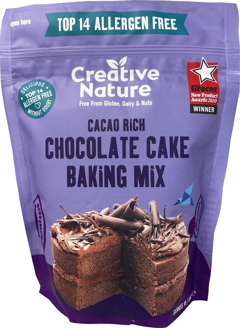 Creative Nature Backmischung Schokoladenkuchen allergenfrei