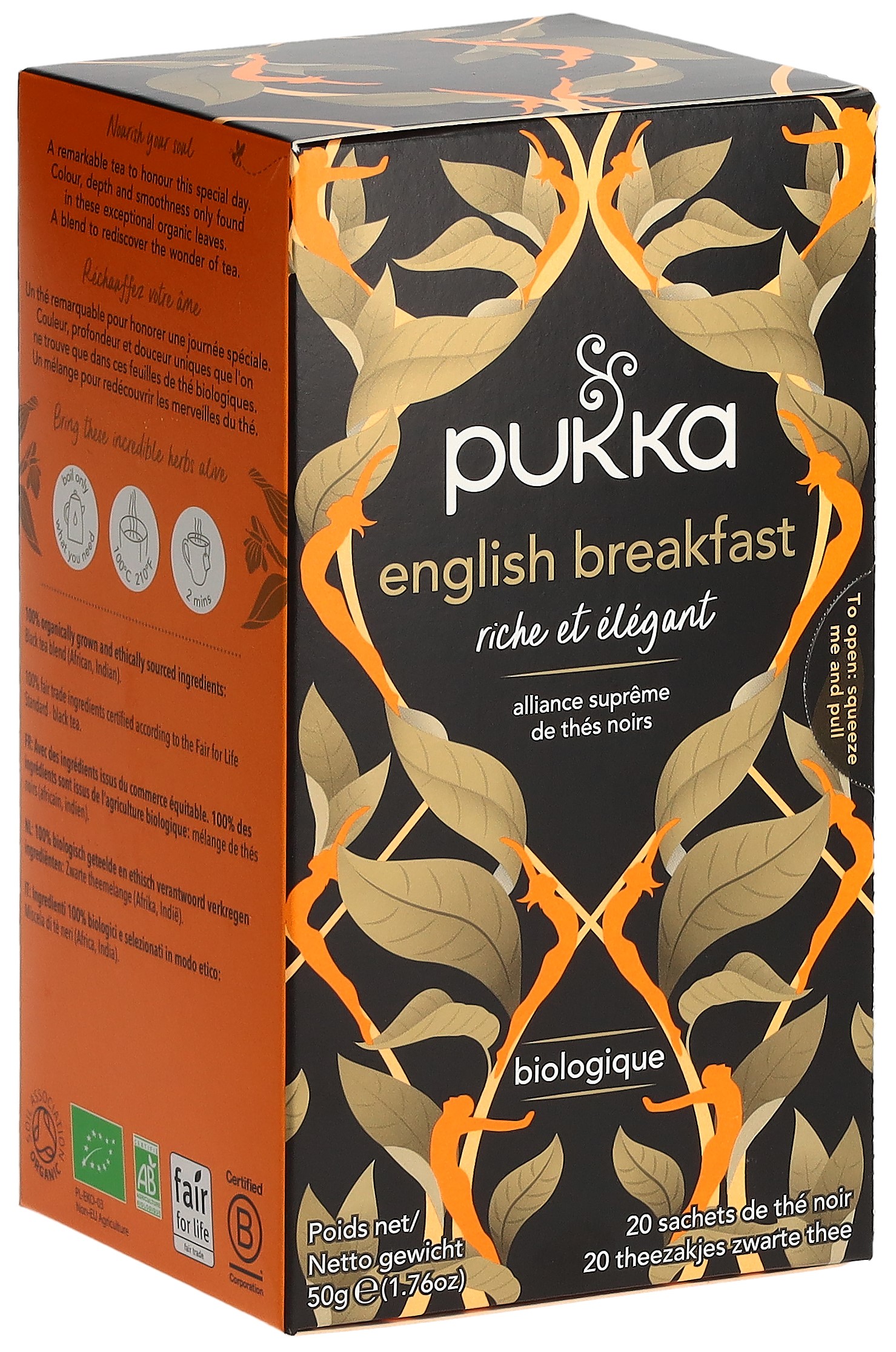 Pukka Elegant English Breakfast Tee Bio