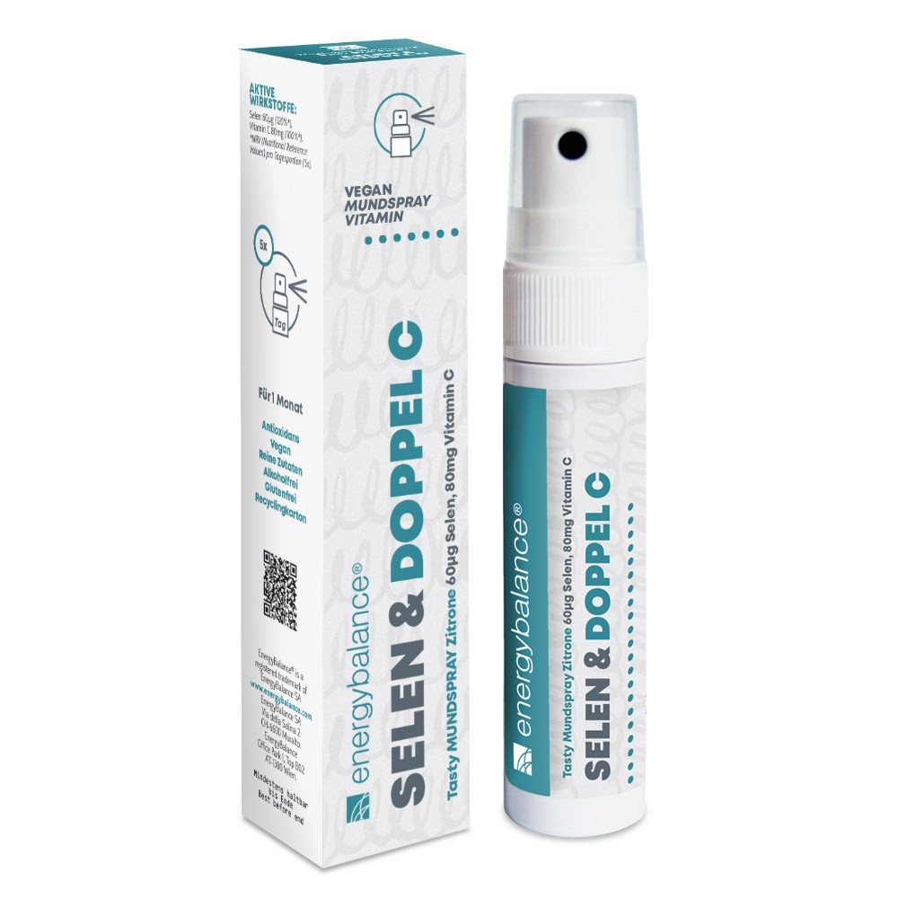 energybalance Selen & Doppel-C Mundspray für 30 Tage