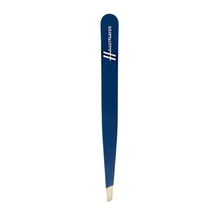 Hausmann Pinzette schräg blau
