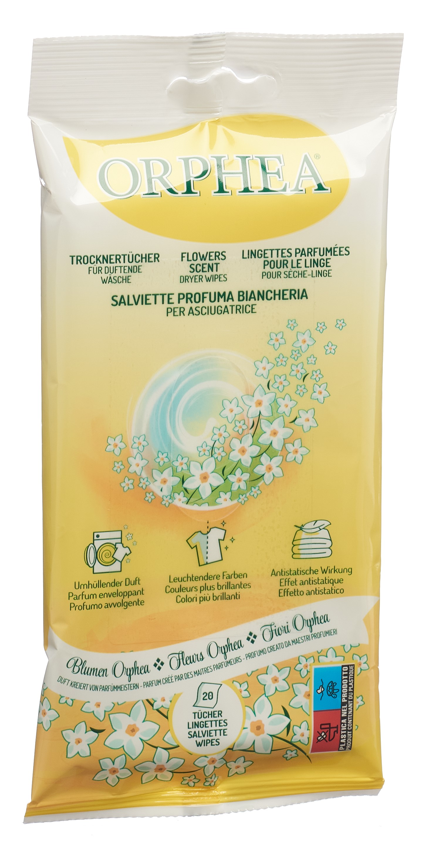 ORPHEA Trocknertücher Blütenduft
