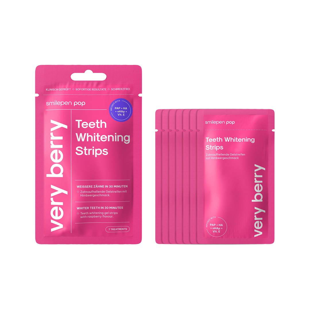 smilepen Pop Teeth Whitening Strips Very Berry
