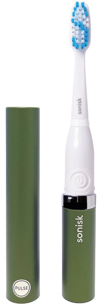 sonisk Schallzahnbürste olive grün