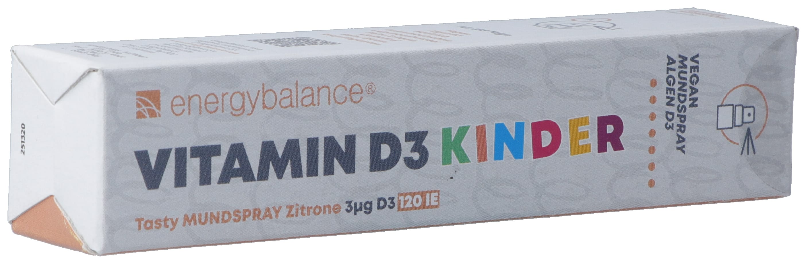 energybalance Vitamin D3 Kinder Mundspray 3 mcg Tasty Zitrone