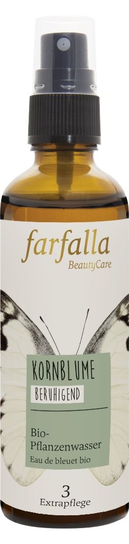 farfalla Bio-Pflanzenwasser Kornblume beruhigend
