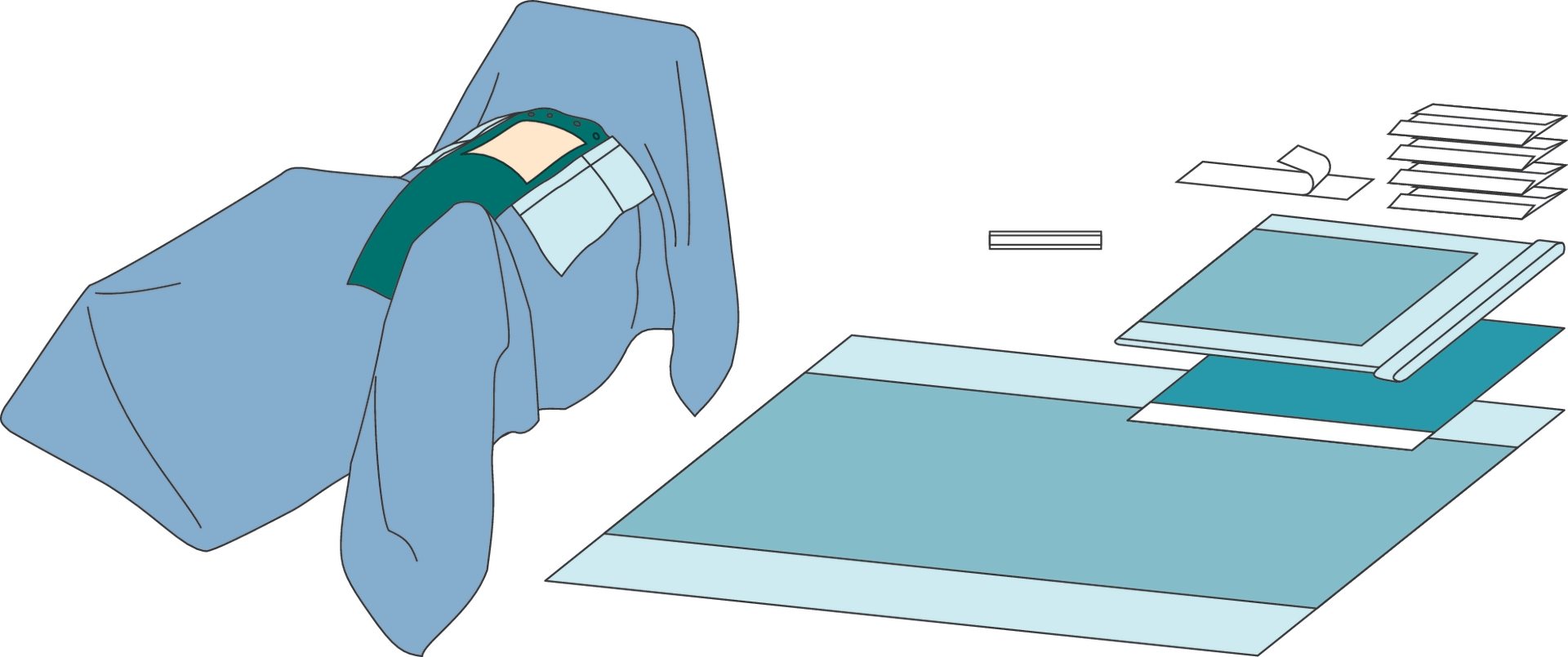 BARRIER Laparoskopie Set Abdominal/perineal