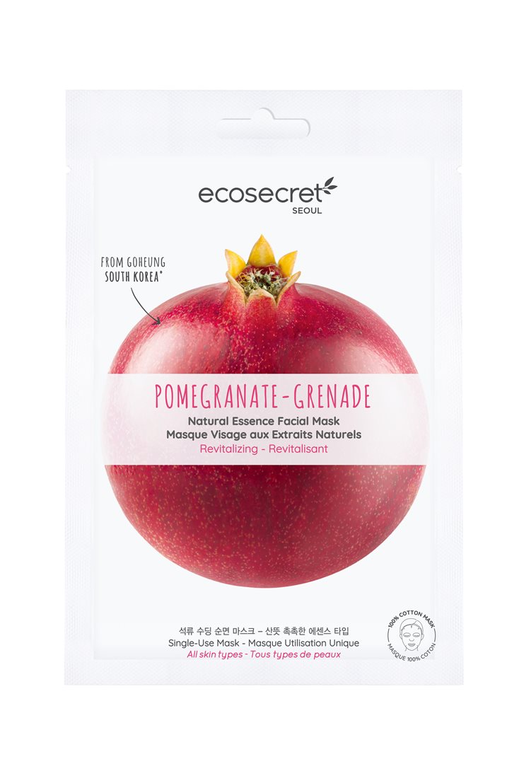ecosecret ecosecret Gesichtsmaske revitalisierende Granatapfel