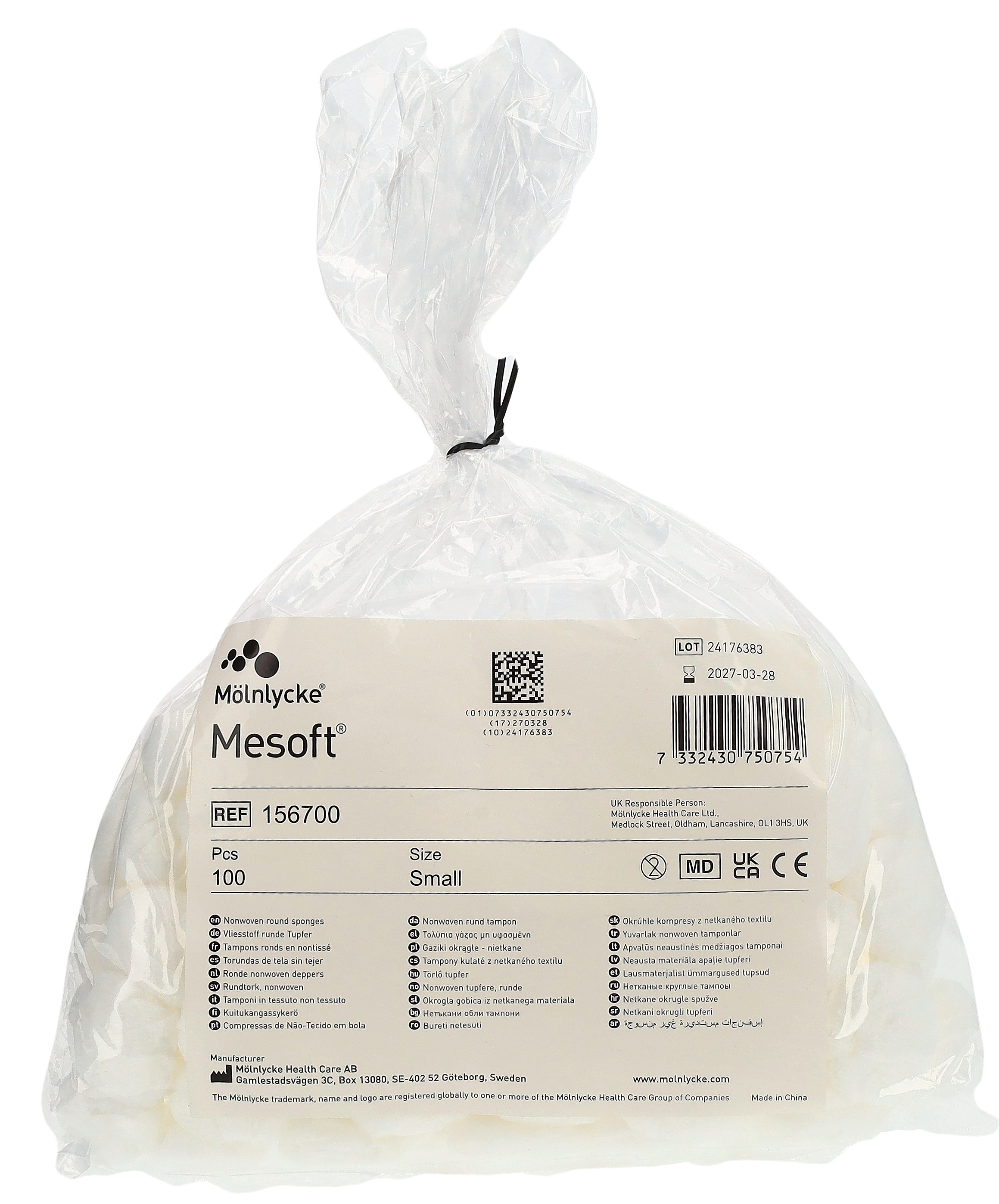Mesoft Rundtupfer 25mm unsteril