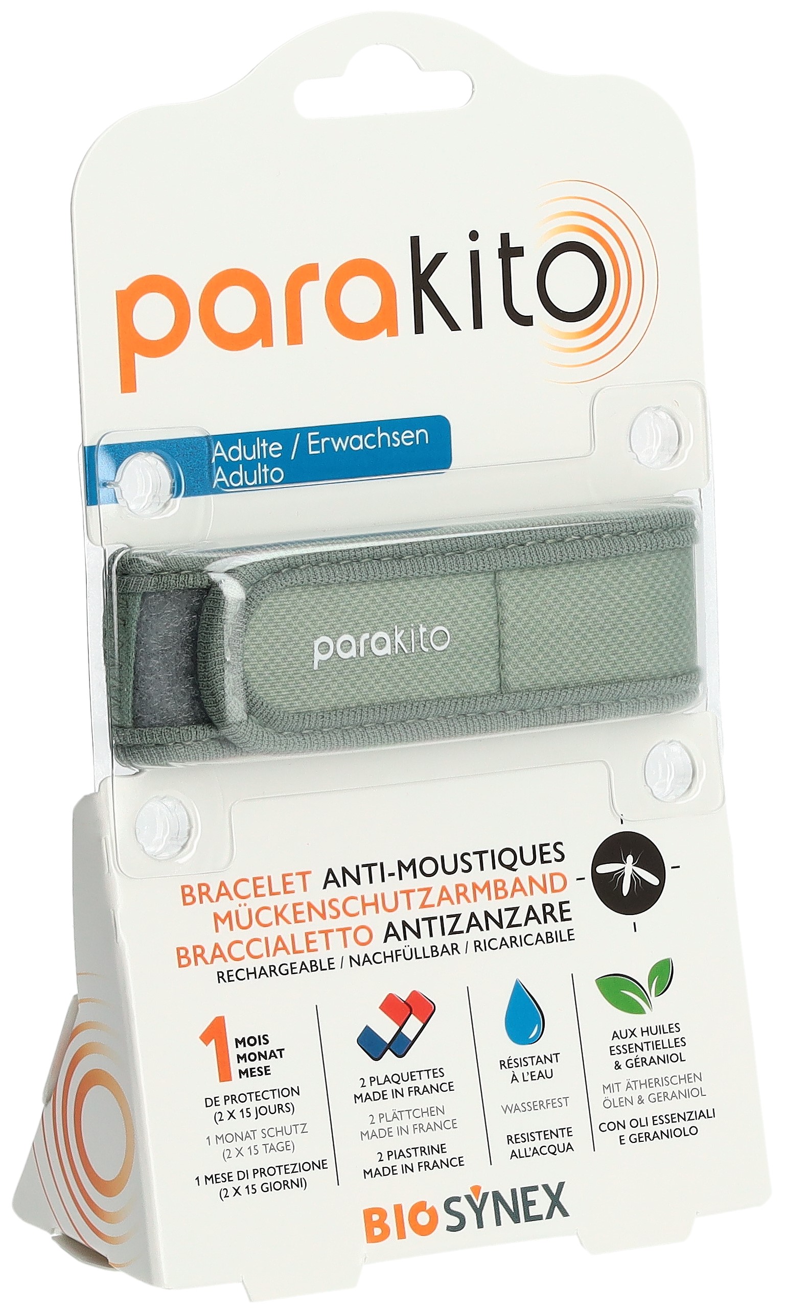 parakito Armband Erwachsene kaki