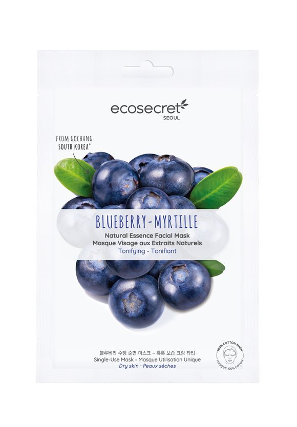 ecosecret ecosecret Gesichtsmaske belebend Heidelbeere