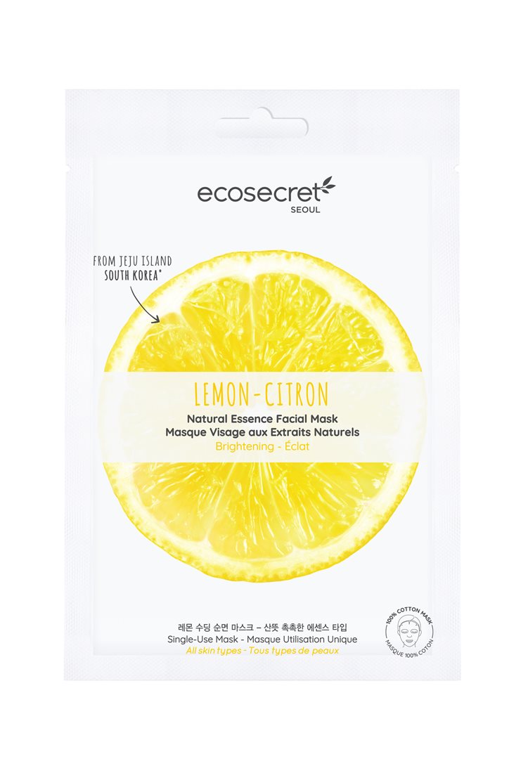 ecosecret ecosecret Gesichtsmaske strahlend Zitrone