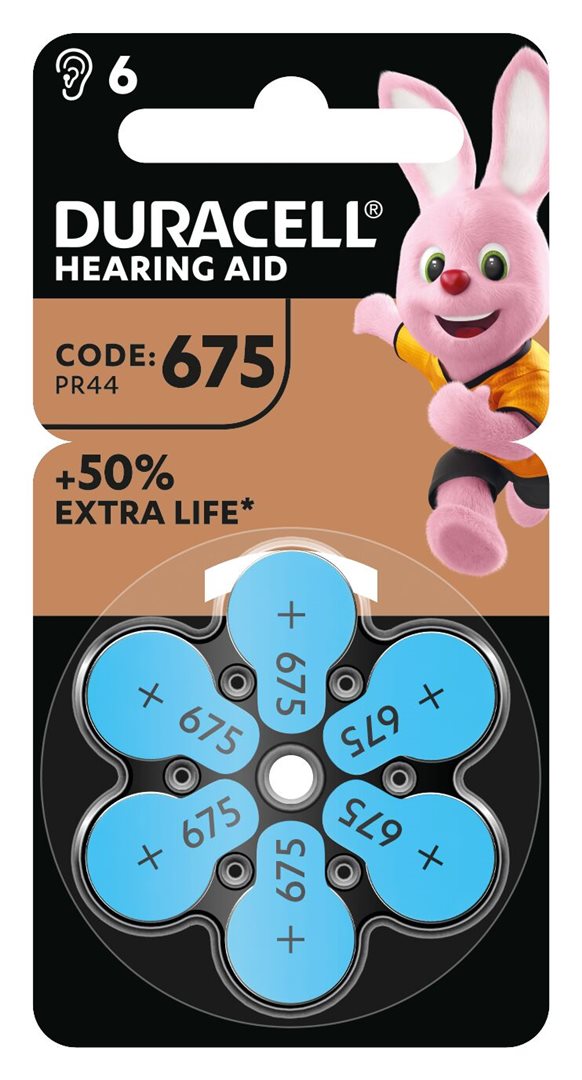 Duracell Batterie EasyTab 675 Zinc Air D6 1.4V