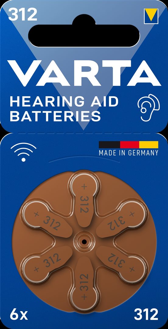 VARTA Hearing Aid Batterie 312