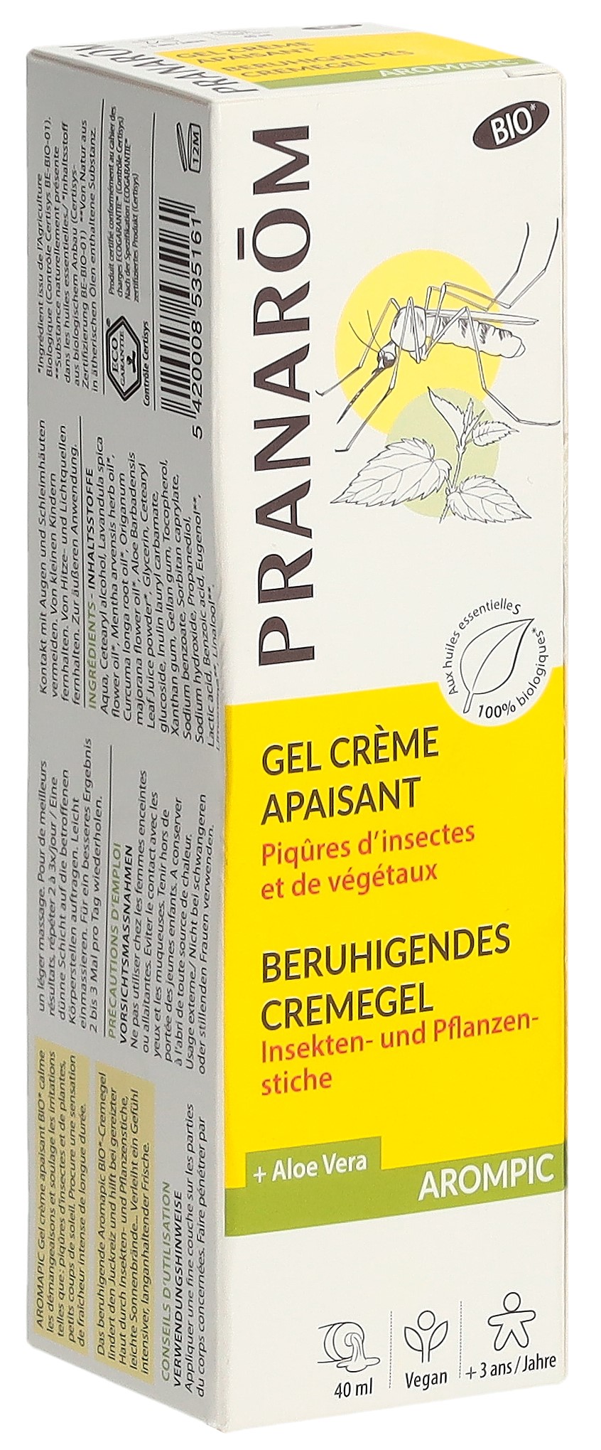PRANARÔM Aromapic Cremegel Insektenstiche beruhigend Bio