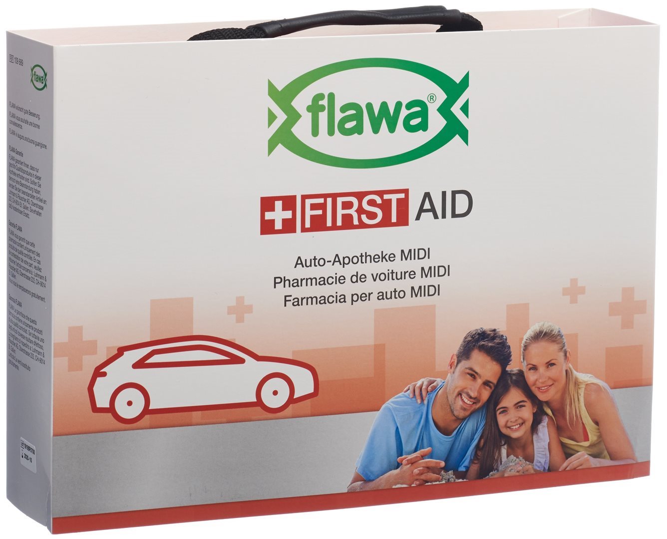 flawa Auto-Apotheke Midi Bag rot