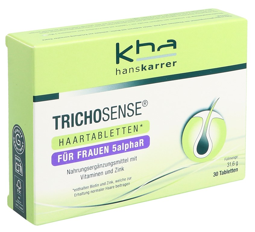 hanskarrer Trichosense Haartabletten für Frauen 5alphaR
