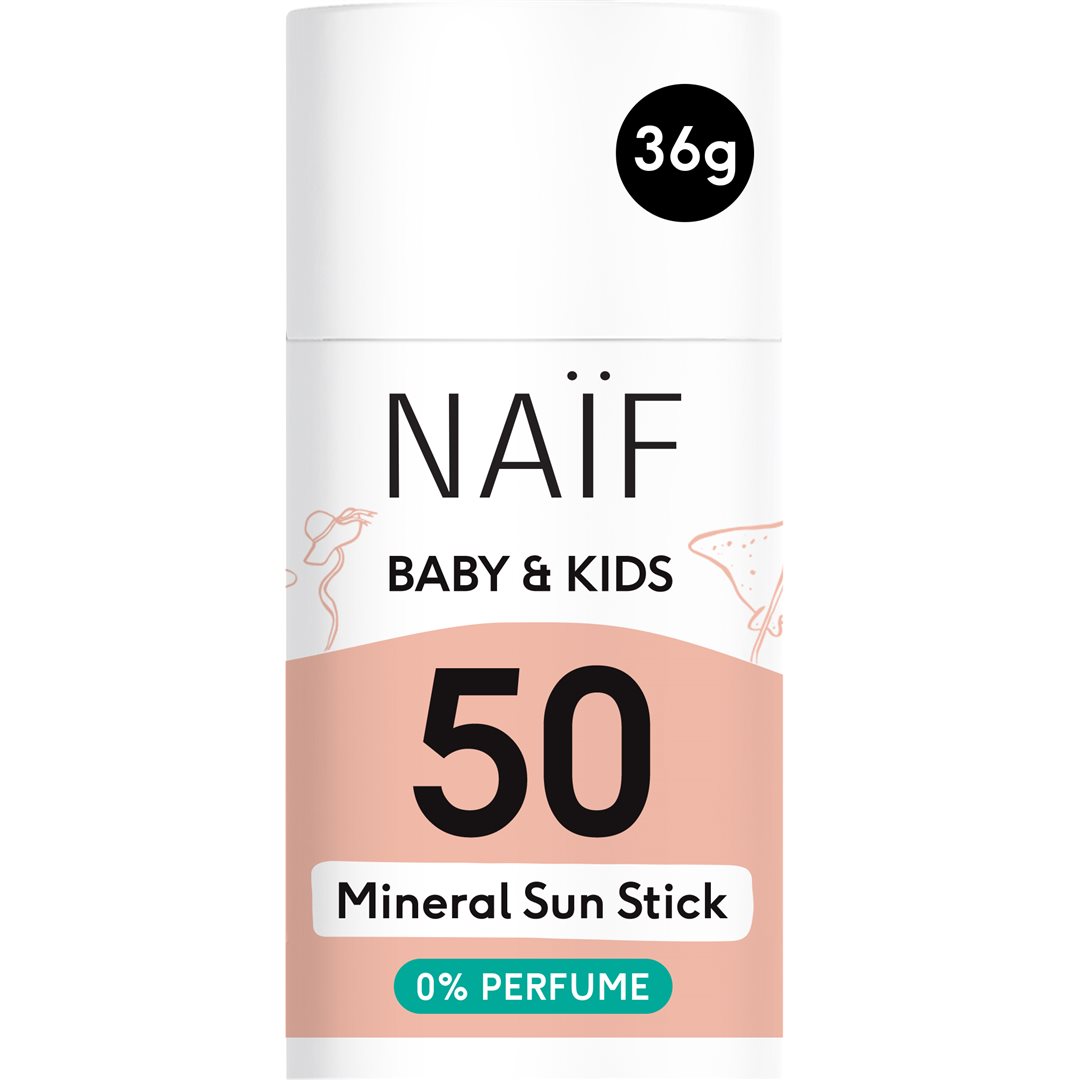 Naïf Baby & Kids Mineral Sun Stick ohne Parfum SPF50
