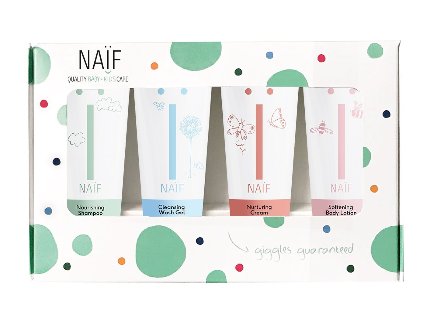 Naïf The Mini Set Baby Reise 4x travel size product 15ml