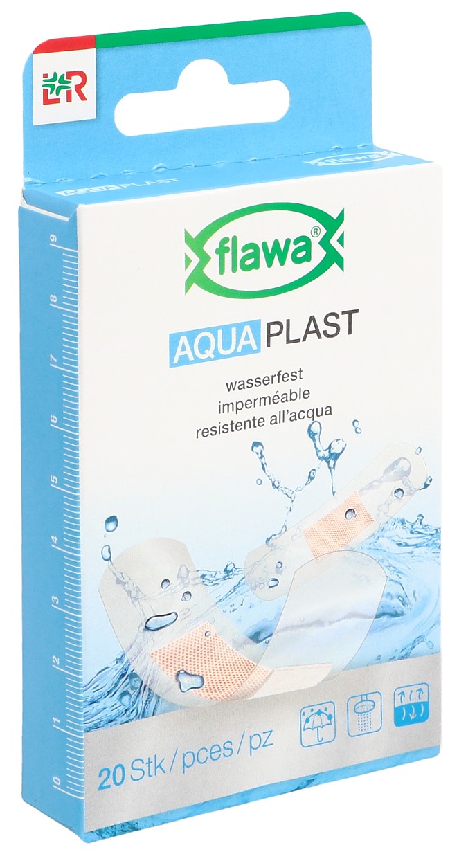 flawa Aqua Plast Pflasterstrips wasserfest 2 Grössen