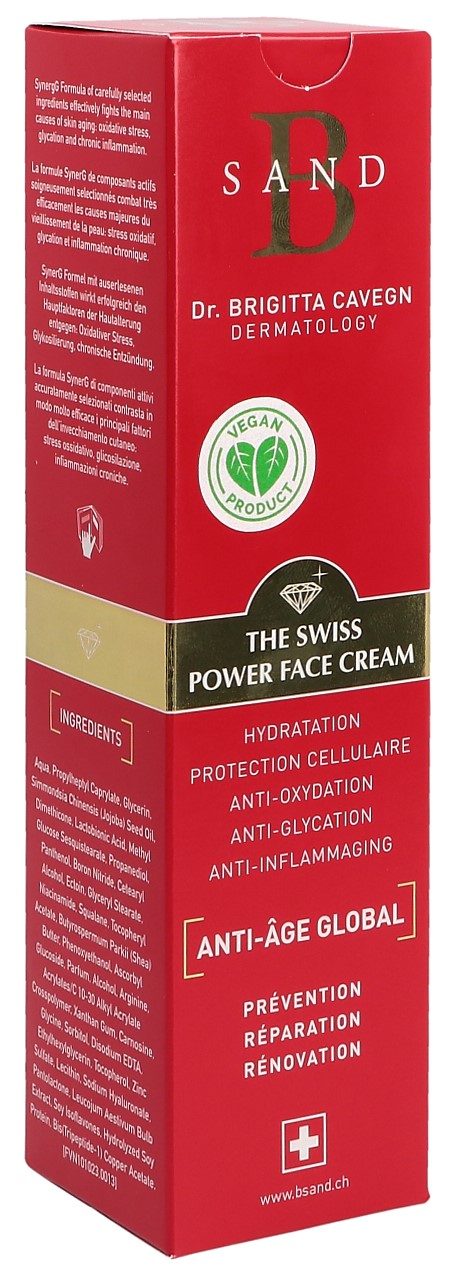 B SAND The Swiss Power Facecream Anti-Aging
