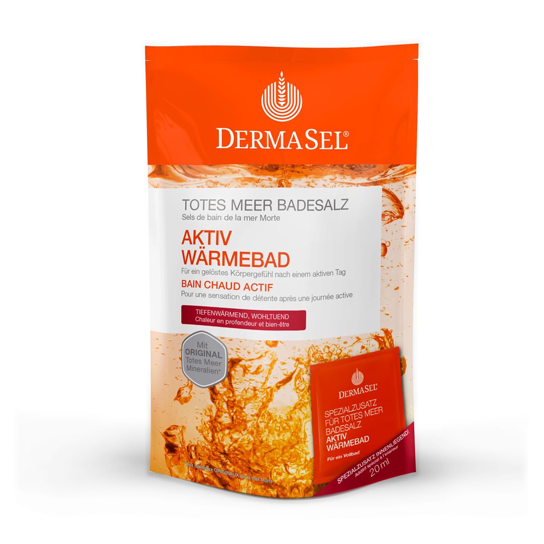 DermaSel Badesalz Aktiv Wärme +20ml
