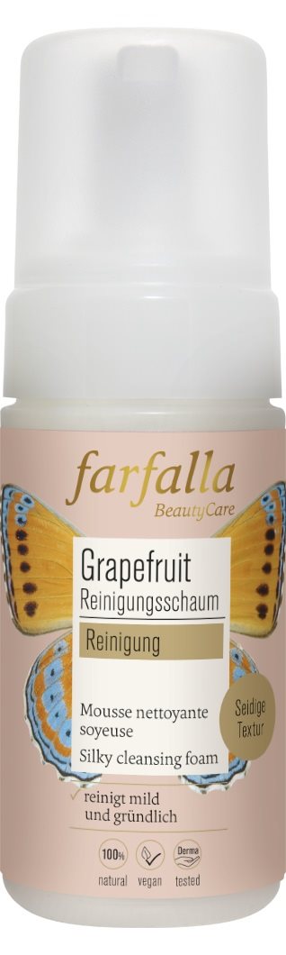 farfalla Seidiger Reinigungsschaum Grapefruit