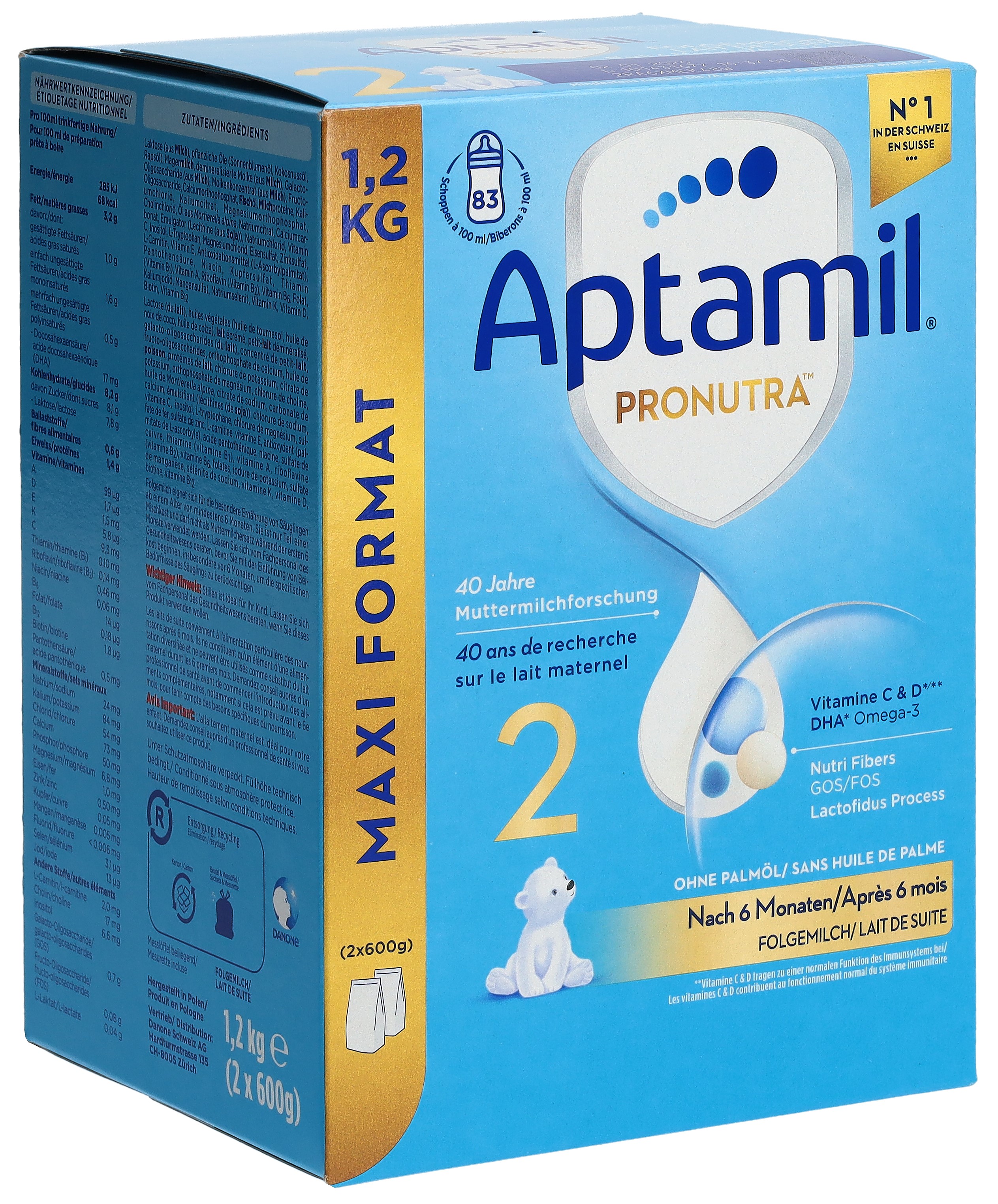 Aptamil PRONUTRA 2 Maxi Format