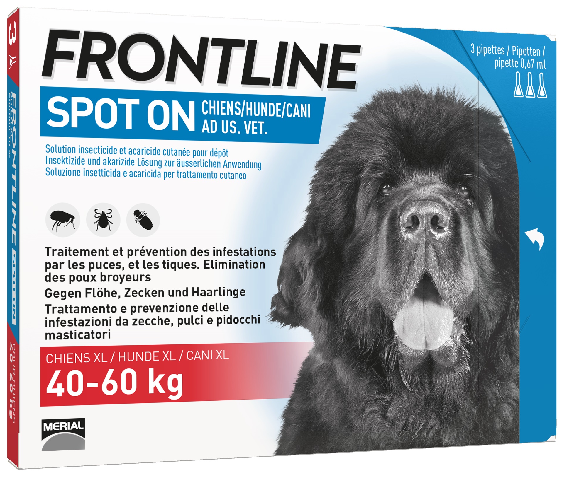 FRONTLINE Spot On Hund XL Liste D