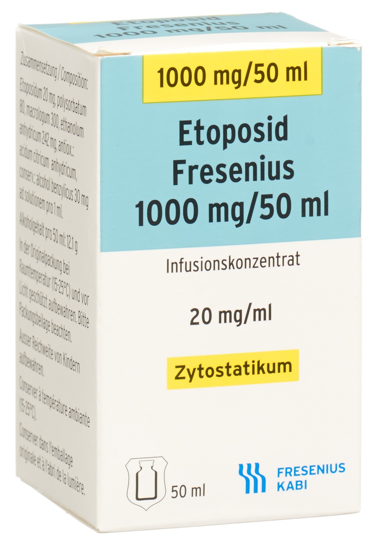 Etoposid Fresenius 1000 mg/50ml
