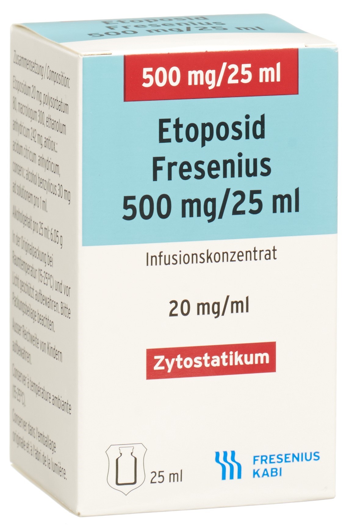 Etoposid Fresenius 500 mg/25ml