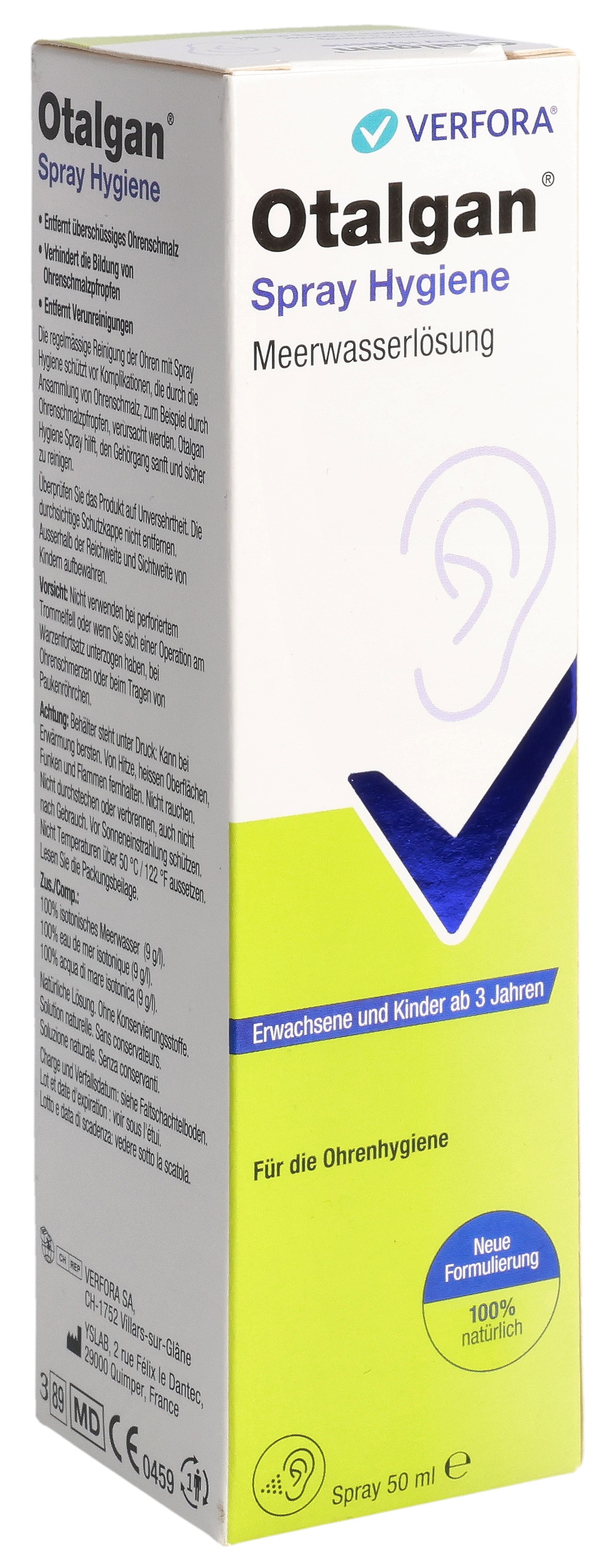 Otalgan Spray Hygiene