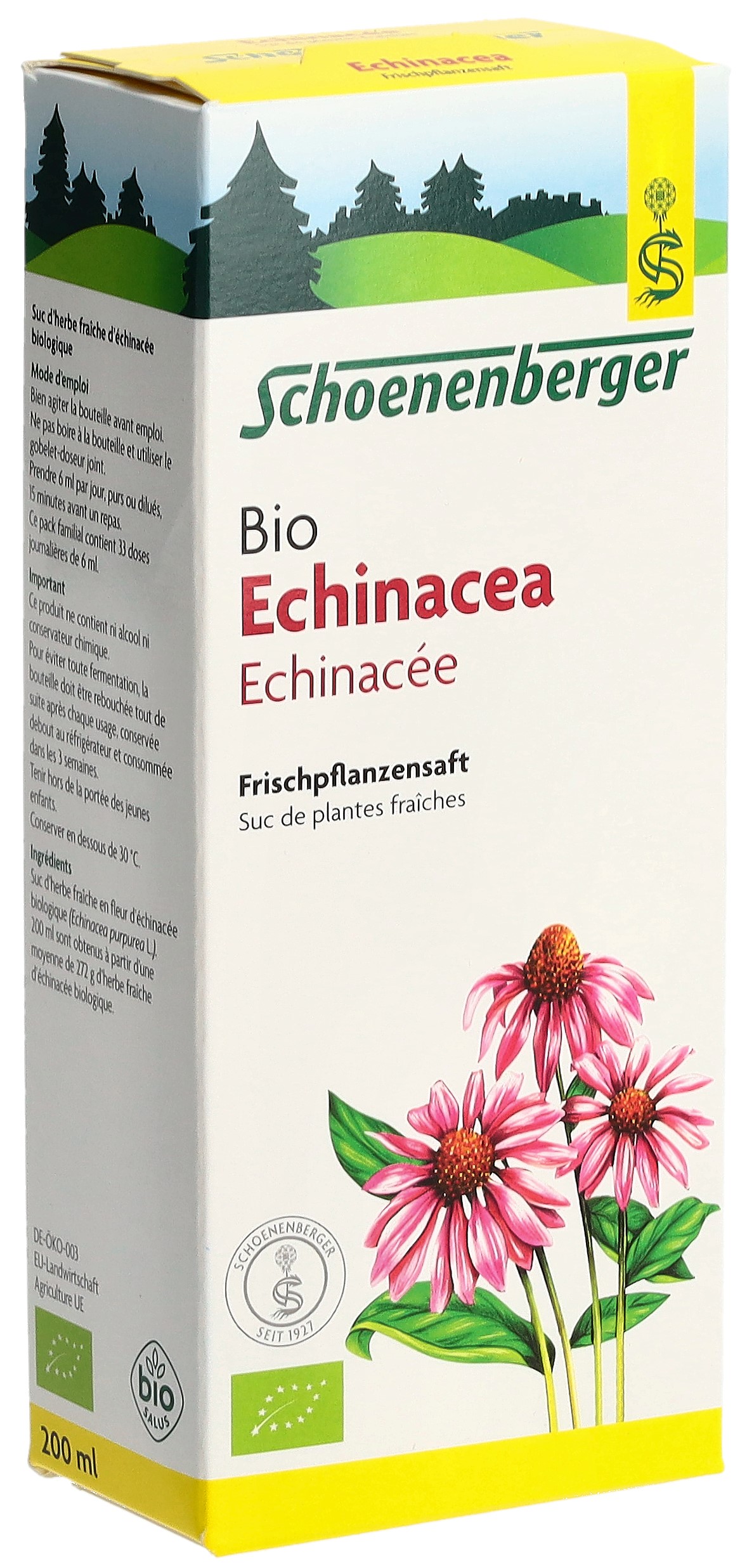 Schoenenberger Echinacea Frischpflanzensaft Bio
