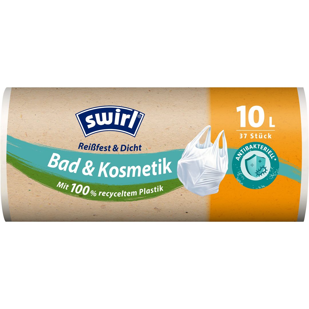 Swirl Badezimmer Müllbeutel 10l antibakteriell