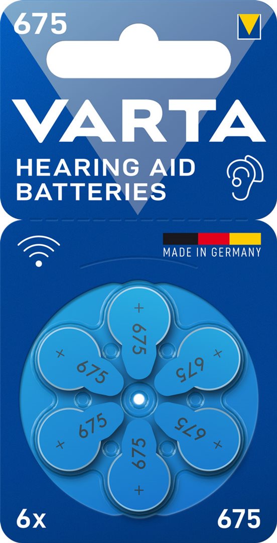 VARTA Hearing Aid Batterie 675