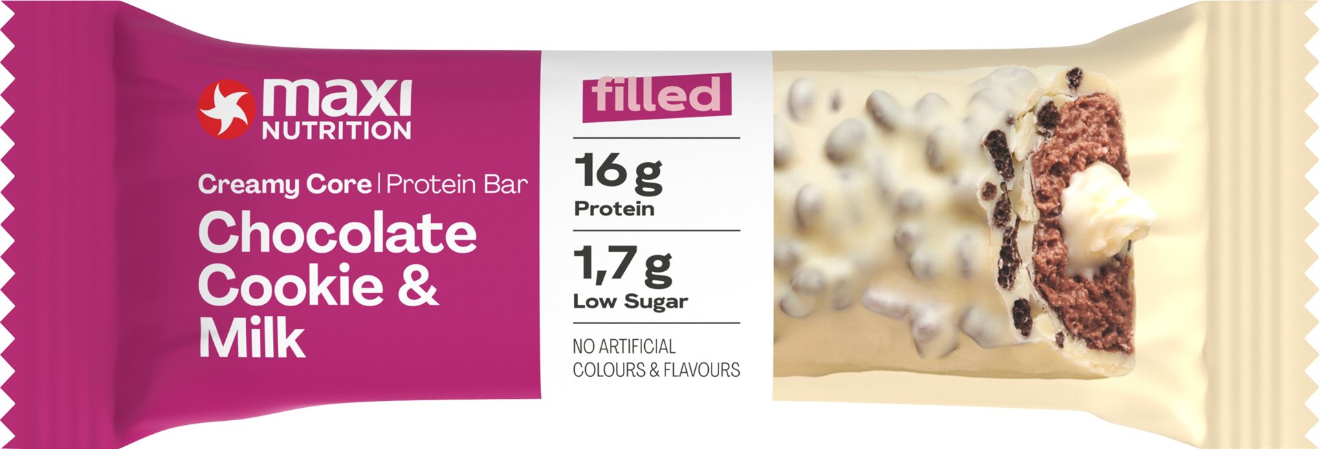 maxi Nutrition Creamy Core Protein Riegel Chocolate Cookie&Milk