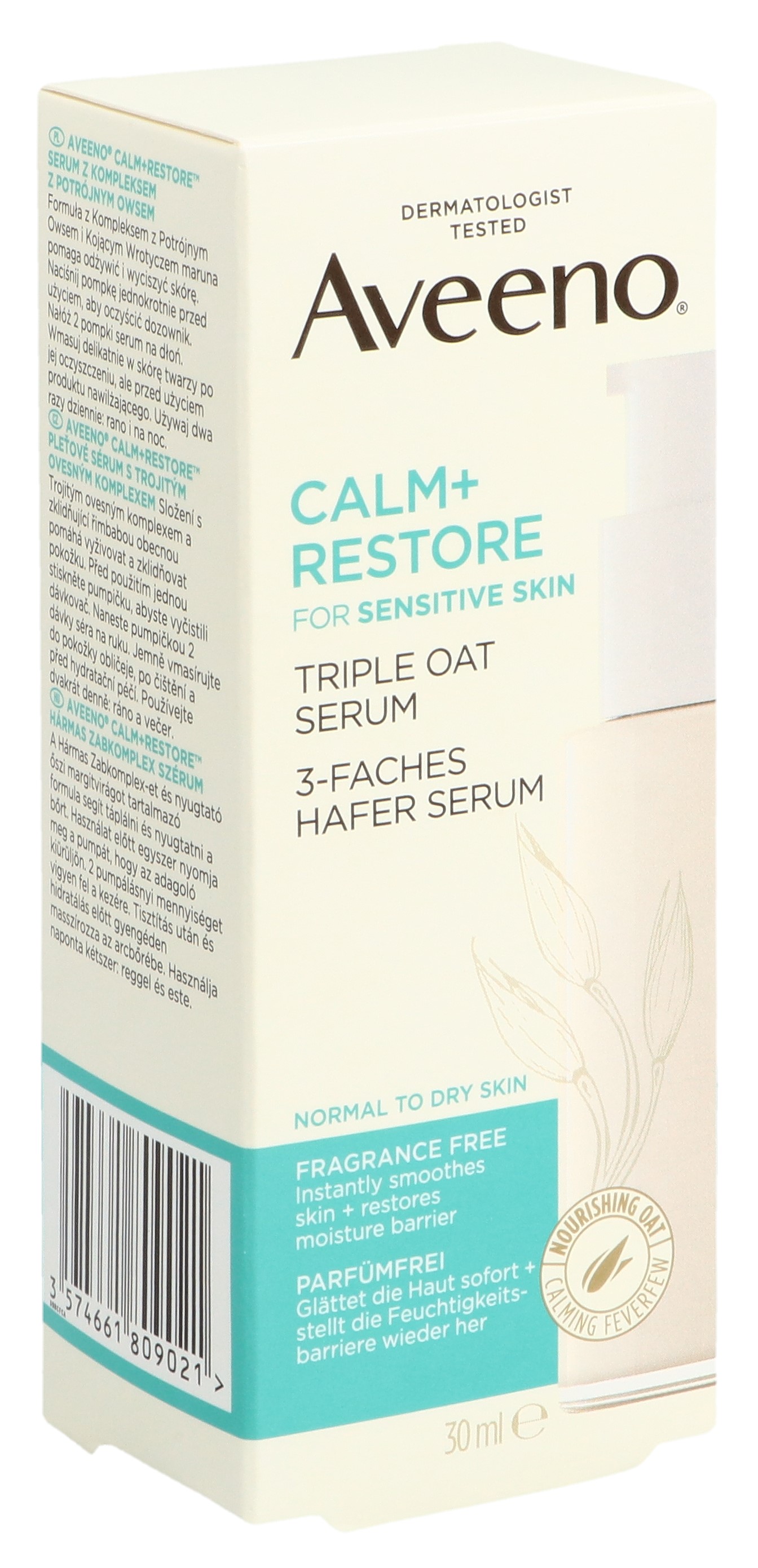 Aveeno Calm+Restore 3-faches Serum Hafer