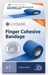 LIVSANE Fingerverband 5cmx4.5m selbsthaftend