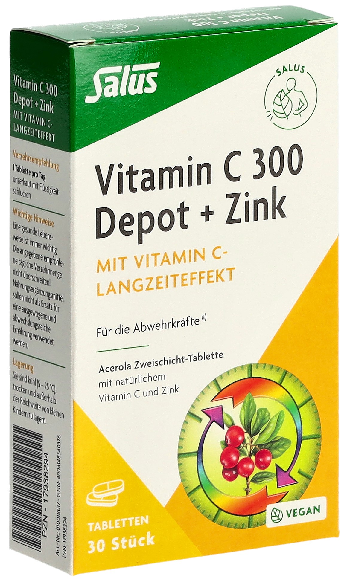 Salus Vitamin C 300 Depot + Zink Tablette