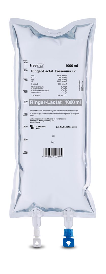 Ringer-Lactat Fresenius 1000ml Freeflex